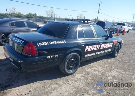 2008 Ford Crown Victoria Police/Police Interceptor z USA, uszkodzony, nr VIN 2FAHP71V38X123473